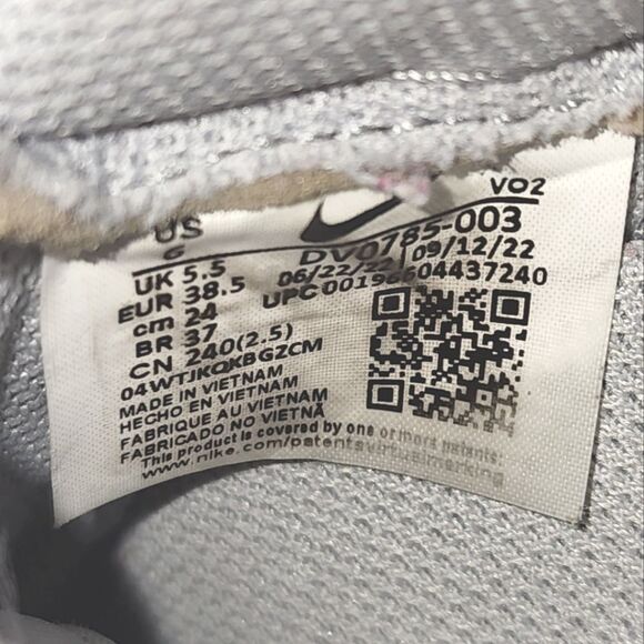 Nike Air Force 1 '07 Low Color of the Month Jewel Light Smoke Grey Sneakers Sz 6 - Picture 10 of 10